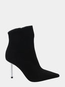 Escarpins avec talon diamanté - Noir