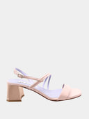 sandales Albano crème en satin avec talon carré de 6 cm
chaussures Albano nude à bride fine et semelle en cuir
vue latérale des sandales Albano à talon moyen en satin crème
détail des sandales Albano élégantes en satin nude avec finition raffinée