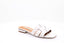 ALBANO -  Mules en cuir plate - Blanc