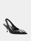 Pearl Patch Sling - Black/Silver