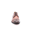 Richelieu Homme en cuir ornée de perforations - Cognac
