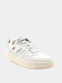 Avirex – Baskets homme à semelle épaisse – Blanc cassé & gris clair