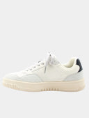 Avirex – Baskets homme à semelle épaisse – Blanc cassé & gris clair