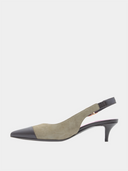 Eva Kitten Slingback - Kaki