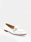 Mocassins en Cuir Verni – Blanc