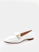 Mocassins en Cuir Verni – Blanc