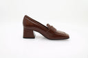 Mocassin à talon - Marron