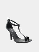 Stéfanie Sandales en cuir  - Noir
