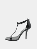 Stéfanie Sandales en cuir  - Noir