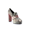 Chaussures Plateformes - Imprimé de serpent