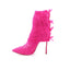 CASADEI® - Stretch Lace Boots - Fuchsia