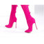 CASADEI® - Stretch Lace Boots - Fuchsia