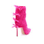 CASADEI® - Stretch Lace Boots - Fuchsia