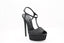 CASADEI® - Leather Platform Sandals - Black Denim