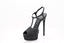 CASADEI® - Leather Platform Sandals - Black Denim