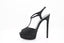 CASADEI® - Leather Platform Sandals - Black Denim
