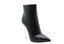 CASADEI - Leather heeled ankle boots - Black