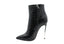 CASADEI - Leather heeled ankle boots - Black