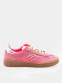 Rebel Sneakers femme à semelle gomme – Rose & vert pastel