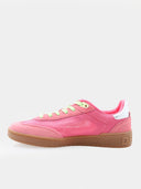 Rebel Sneakers femme à semelle gomme – Rose & vert pastel