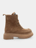 ALBANO - Bottines en daim - Brun
