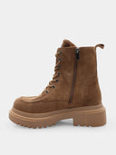 Bottines en daim - Brun