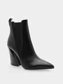ALBANO - Bottines en cuir lisse - Noir