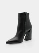 Bottines en cuir - Noir