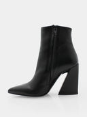 Bottines en cuir - Noir