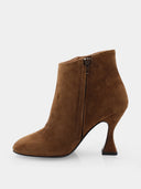 Bottines en cuir suède - Marron
