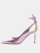 Bow Tie 85 Pump - Rose Métal