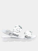 CIAO - Sandales avec fleurs décoratives - Gris