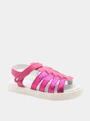 NATURINO - Sandales ouvertes pailletées enfant - Rose
