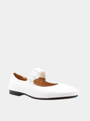 Ballerines en cuir - Blanc