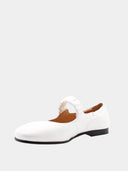 Ballerines en cuir - Blanc