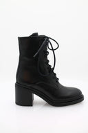 Bottines à talon bloc (5cm) - Noir