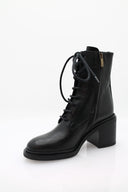 Bottines à talon bloc (5cm) - Noir