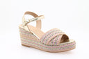 Sandales à plateforme - Beige/Rose