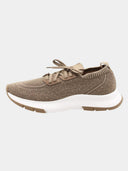 Baskets Knit Bouclé  - Camel