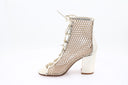 Bottines à talon - Platine