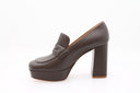 Rouen 70 Penny Loafer Calf Glove - Umber