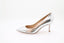 GIANVITO ROSSI - Pointy Pump Tacos 70 - Silver