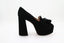 GIANVITO ROSSI - 70 velvet platform sandals - Black