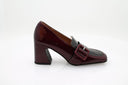 Mocassins à talons - Bordeaux