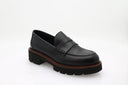 Mocassins en cuir - Noir