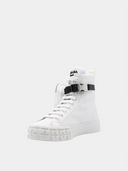 Nylon Gabardine Sneaker - Blanc