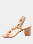 Sandales à talon - Beige