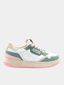 Sneakers C80 Urban - Blanc, vert jade & rose