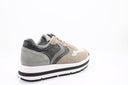 Baskets en daim - Beige et Gris