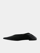 Nour Slippers Gros-grain - Noir
